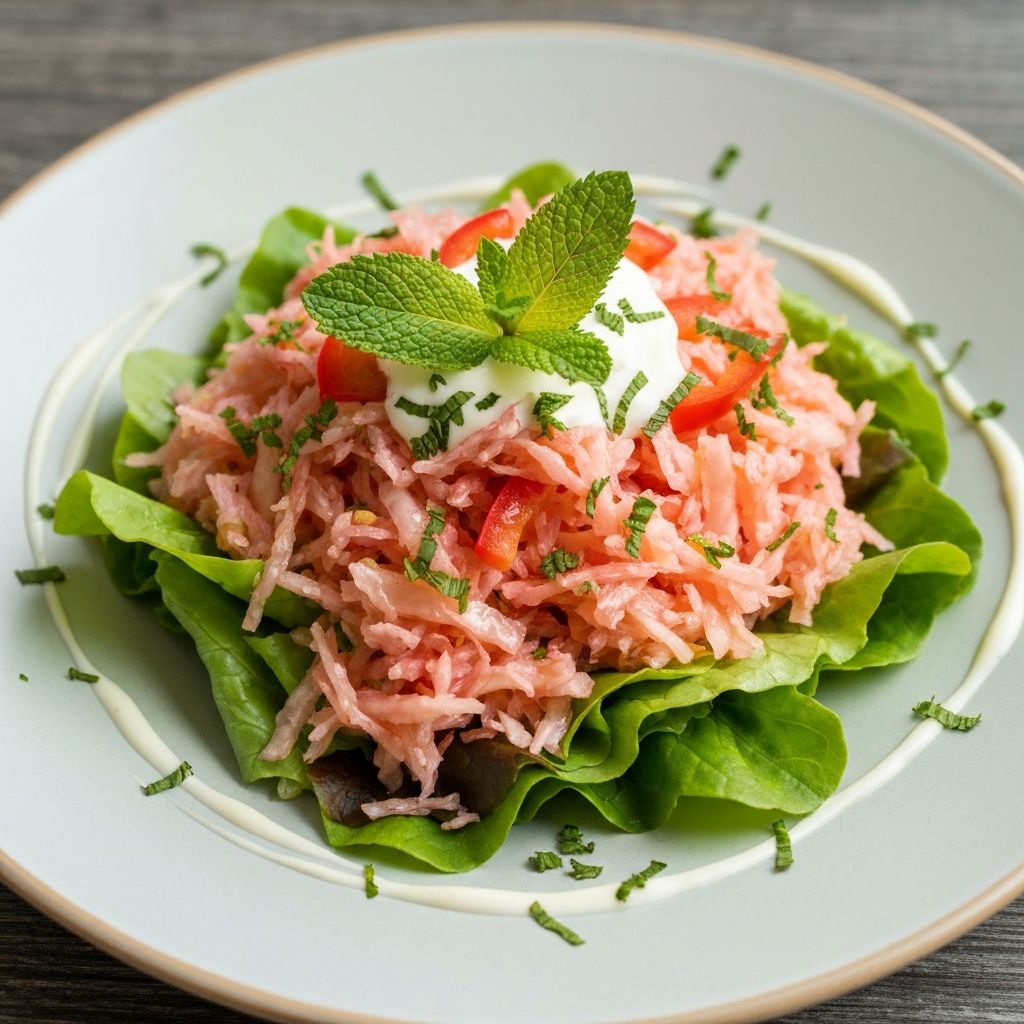 Surówka z fermentowanej kapusty i warzywa