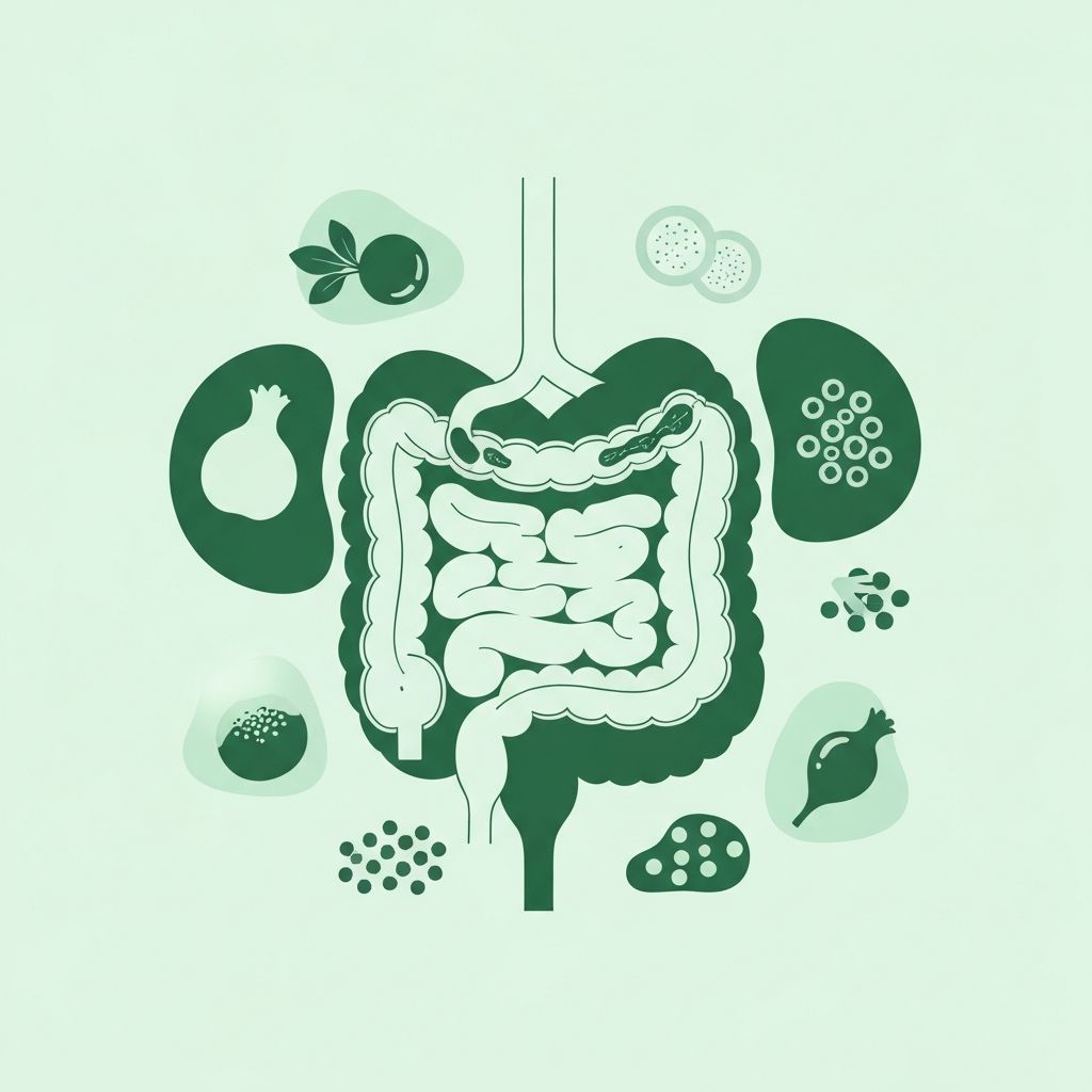 Edukacyjna wizualizacja procesu trawienia i naturalnych kultur