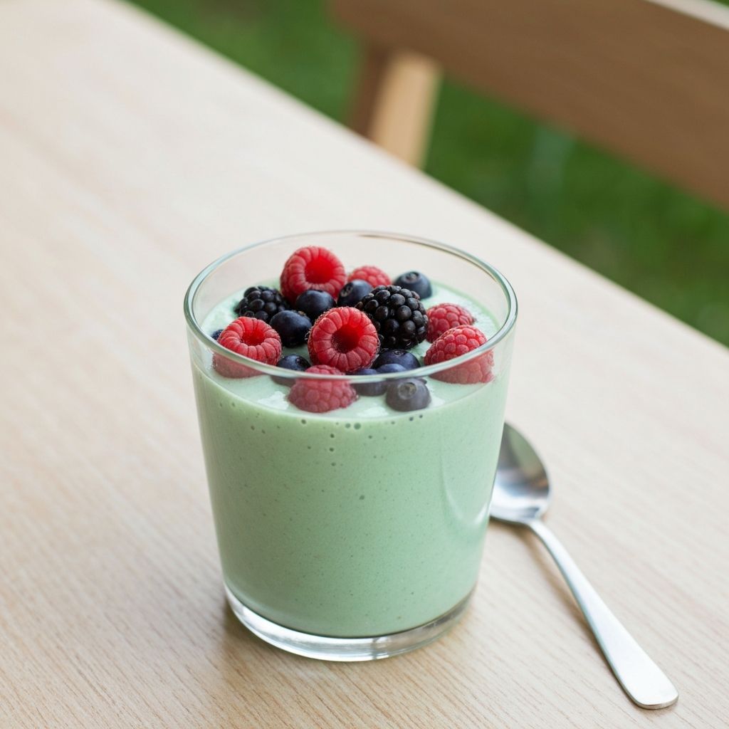 Smoothie z kefiru i świeżych owoców